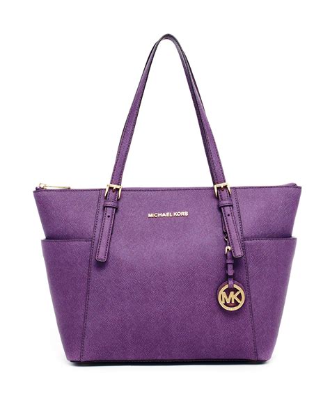 michael kors purple tote ebay|Michael Kors close out totes.